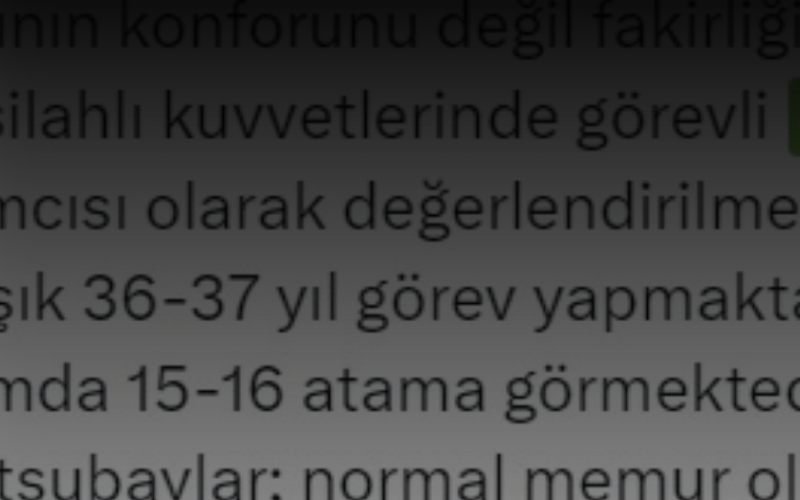 O SİYASİ PARTİNİN GENEL BAŞKANI ASTSUBAYLAR İÇİN ÖYLE BİR TWET ATTI Kİ 272 BİN GÖRÜNTÜLENME ALDI!