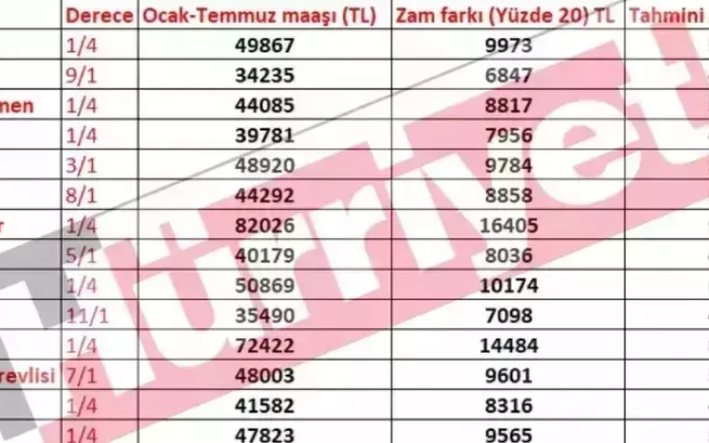 MEMUR MAAŞ FARKI ÖDEME TAKVİMİ 2024 || Temmuz memur maaş farkları ne zaman yatacak 2024, memur maaş zammı ne kadar oldu?