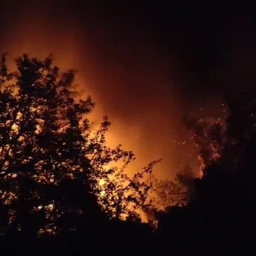 TSK’nın gece görüşlü helikopterleriyle alevlere müdahale başladı