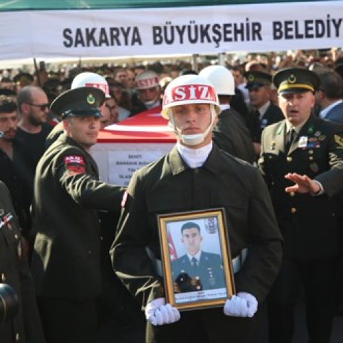 Şehit Astsubayız Rıdvan Talay son yolculuğuna uğurlandı