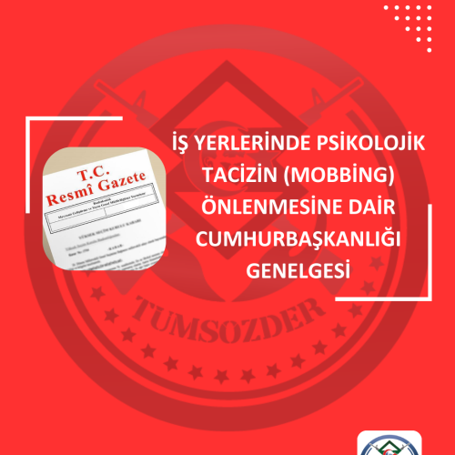 İş Yerlerinde Psikolojik Tacizin (Mobbing) Önlenmesi